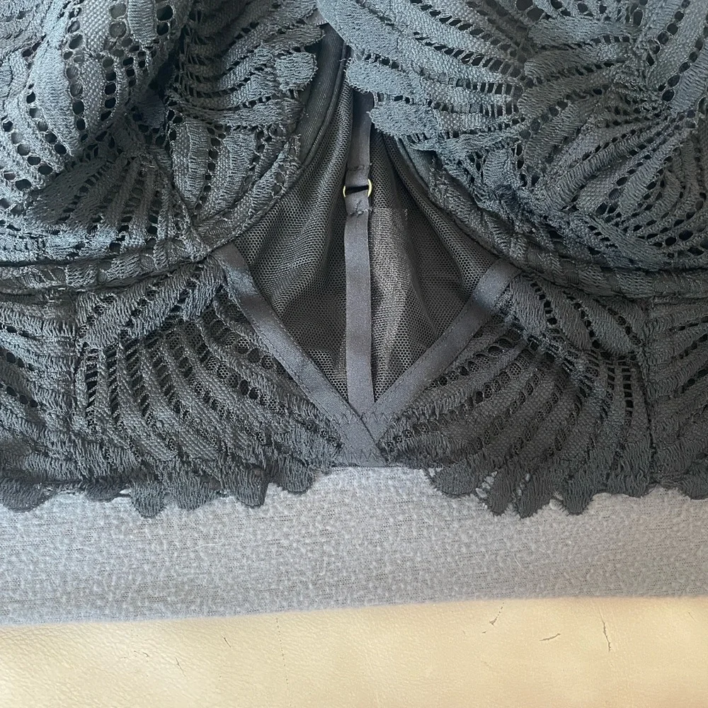 Lane Bryant Seriously Sexy Black Lace Bra - NWT!  (44DD) - Picture 8 of 14